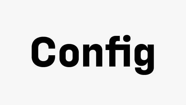 Config Font Family