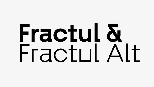 Fractul Font Family