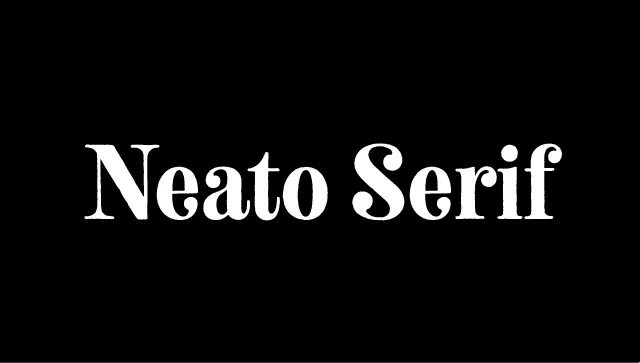 Neato Serif Font Family