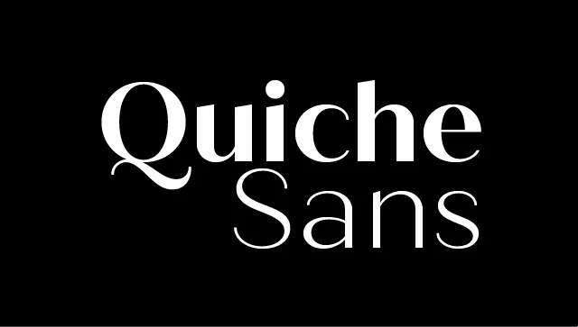 Quiche Sans Font Family