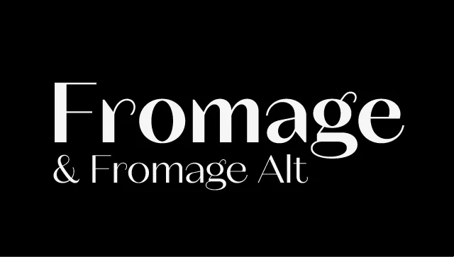 Fromage Font Family