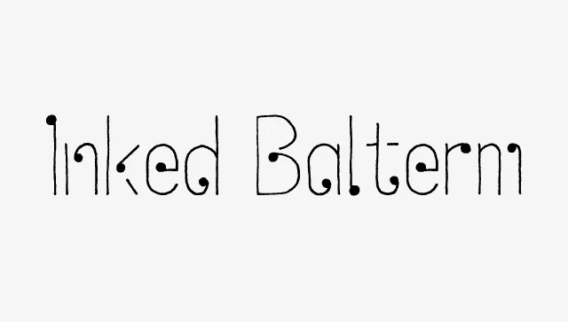 Inked Balterm Font Family