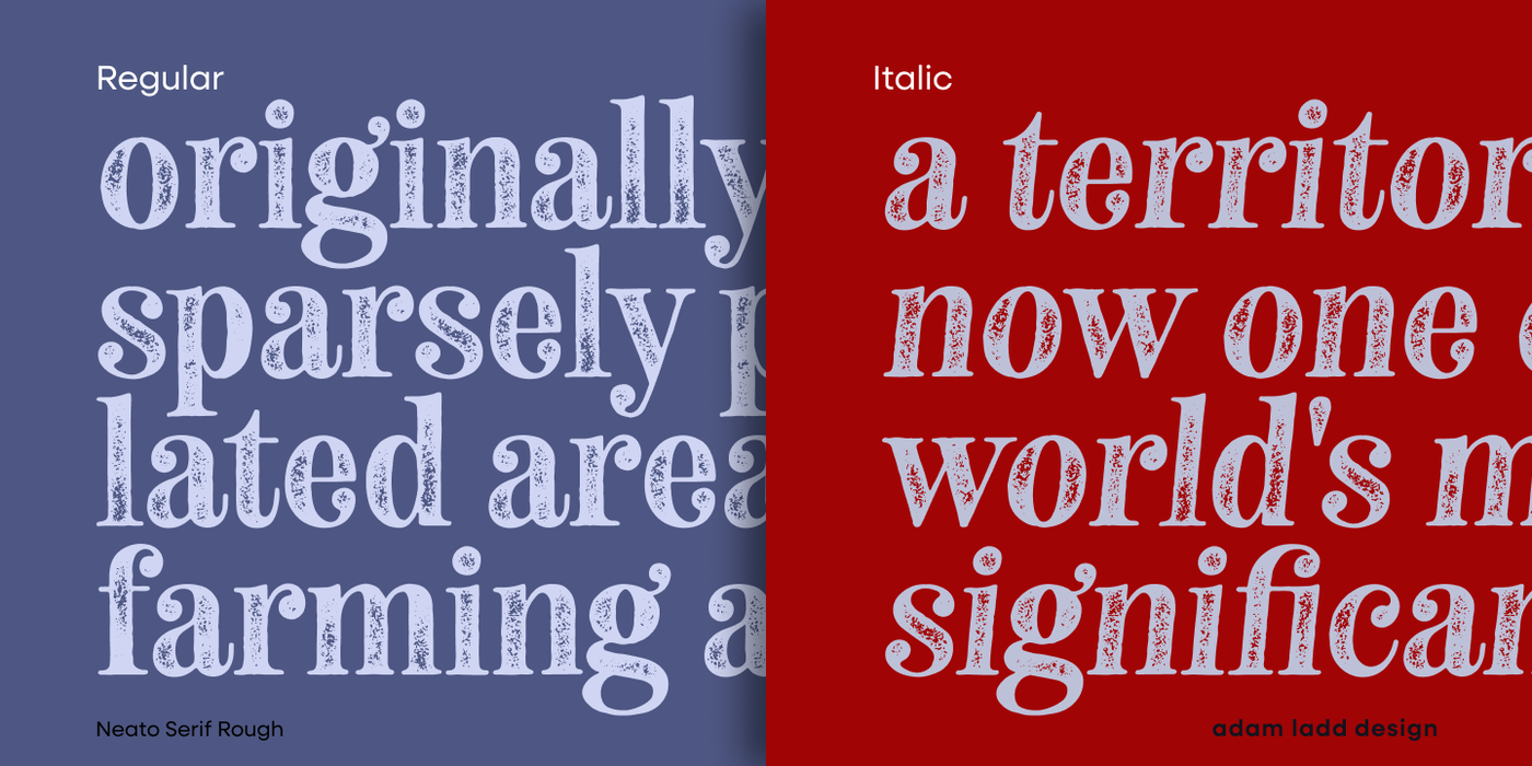 Neato Serif Specimen