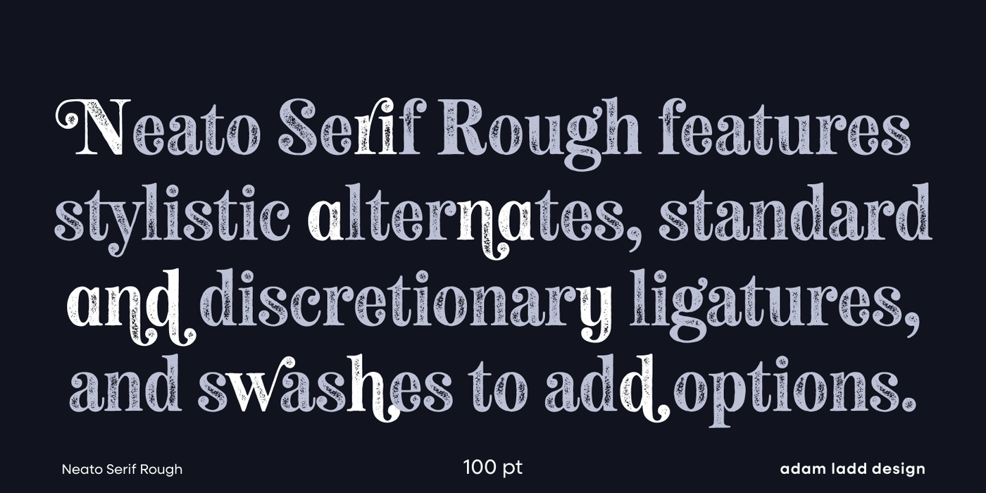 Neato Serif Specimen