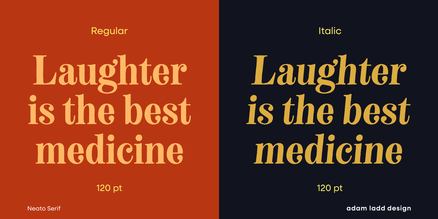 Neato Serif Specimen