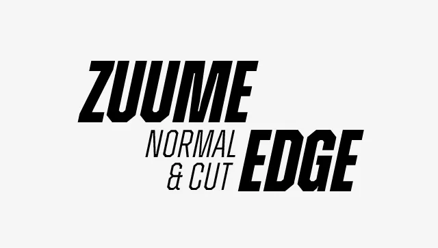 Zuume Edge Font Family
