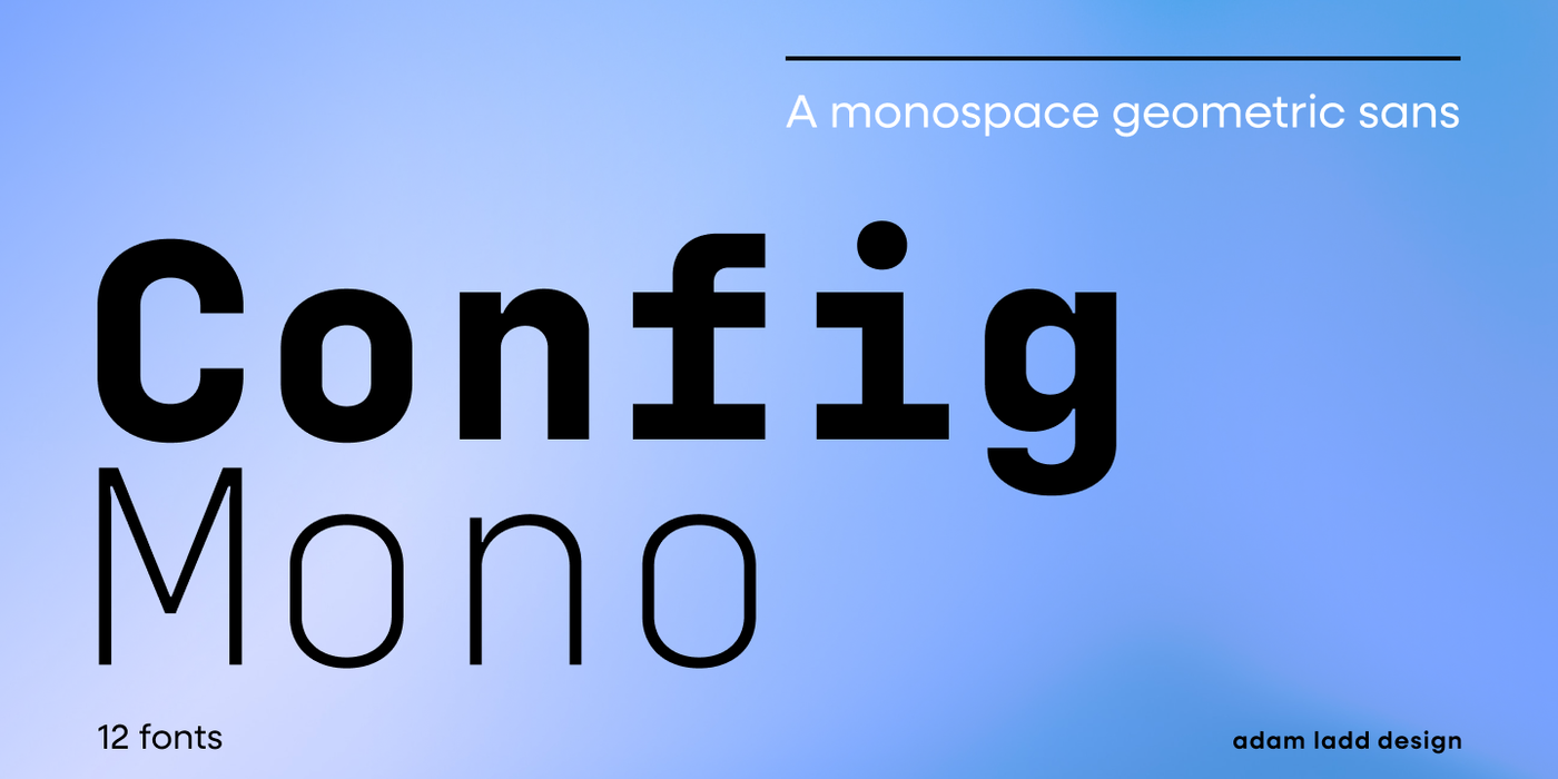Config Mono Specimen