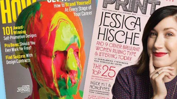 HOW + PRINT Magazine Covers